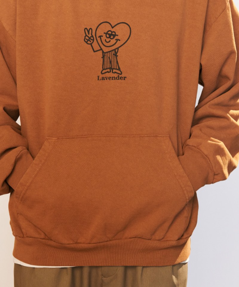 圖案帽TEE PEACE & LOVE HOODIE