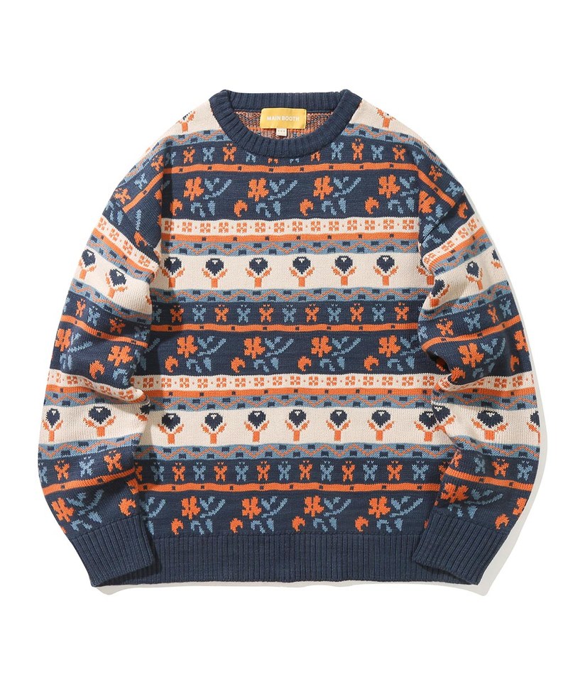 圖案針織毛衣 Blooming Fair Isle Sweater