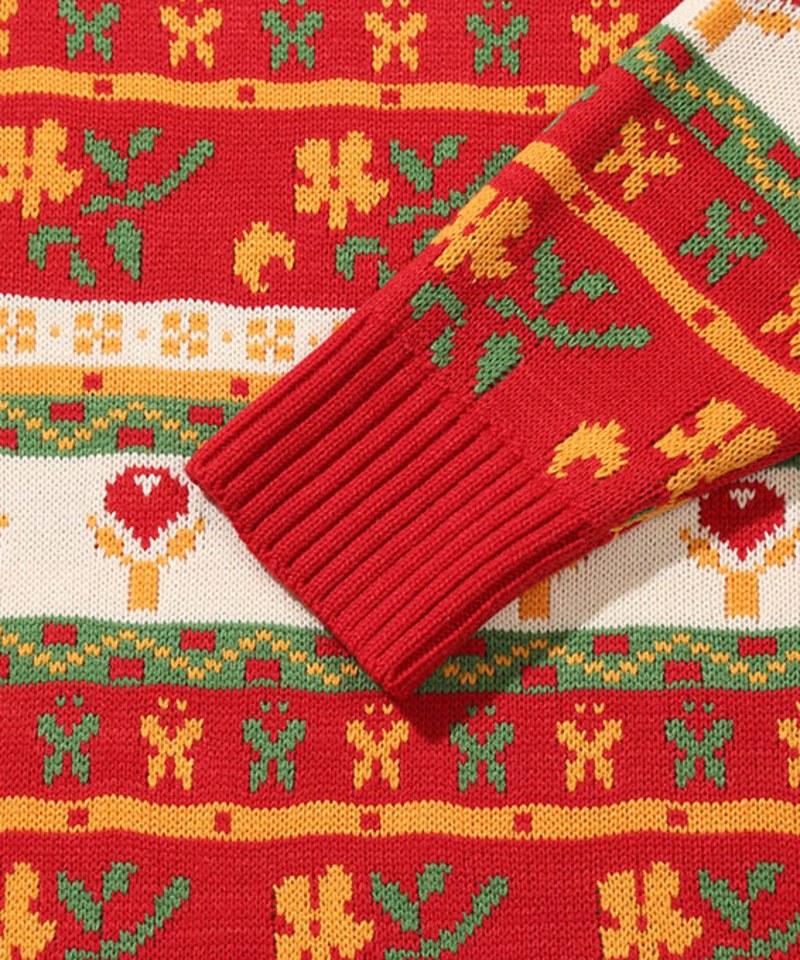 圖案針織毛衣 Blooming Fair Isle Sweater