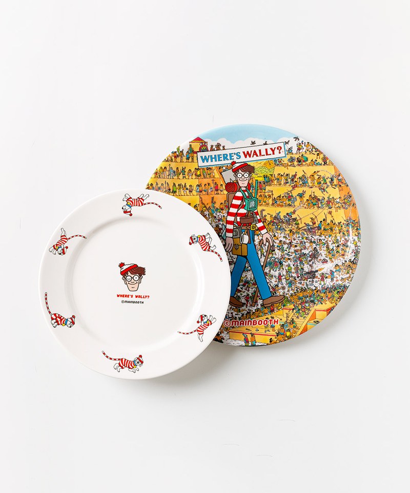 聯名餐盤兩件組[MNBTH x Where is Wally?] Plate