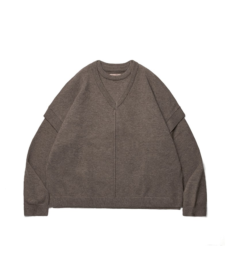 MELSIGN x Mouggan兩件式V領針織衫
