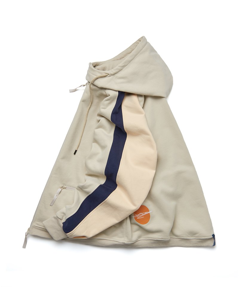 MELSIGN 拼接連帽夾克 Track Hooded Jacket