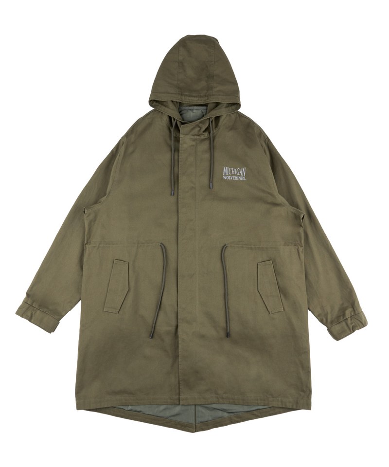 NCAA1105-232 落肩兩穿式連帽大衣