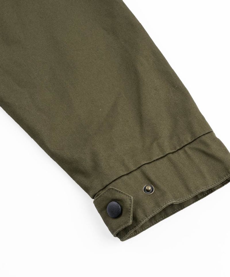 落肩兩穿式連帽大衣