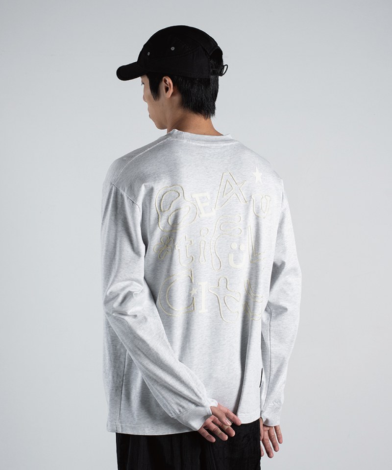 nozzle quiz X SENSE OF PLACE 聯名長Tee BTFC Print LS Tee