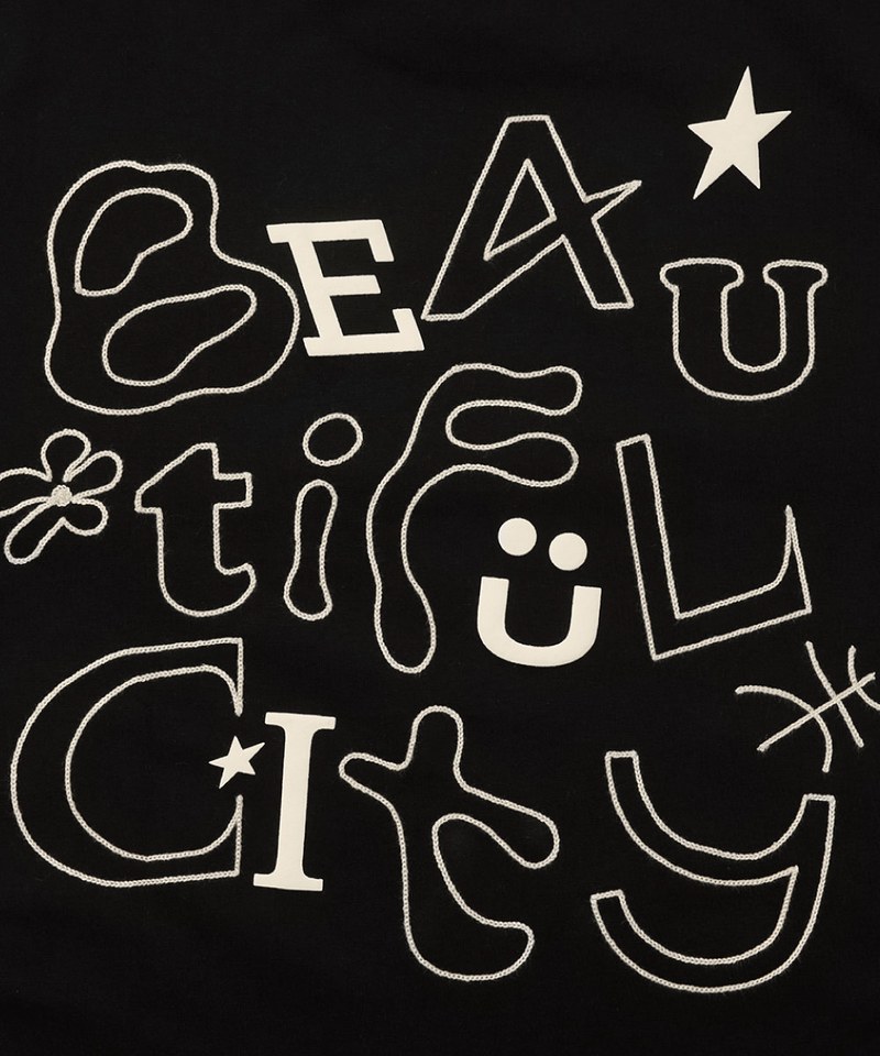 nozzle quiz X SENSE OF PLACE 聯名長Tee BTFC Print LS Tee