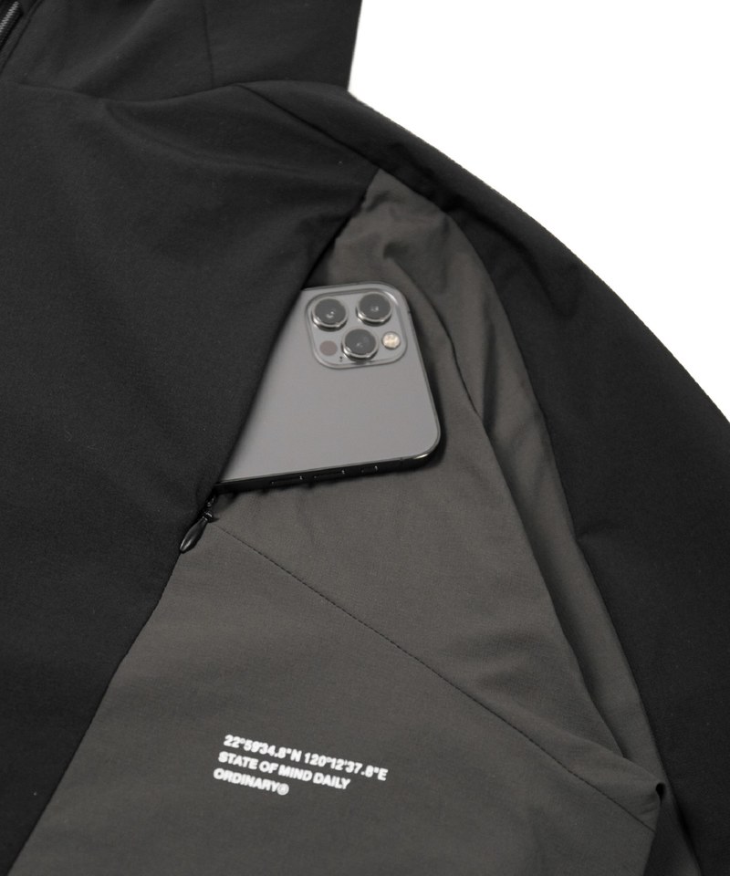 ORDINARY 無接縫拼機能外套