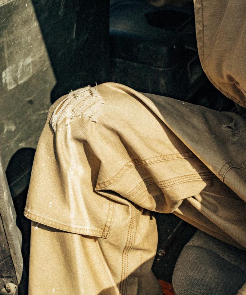 ORDINARY 潑漆做舊工作褲