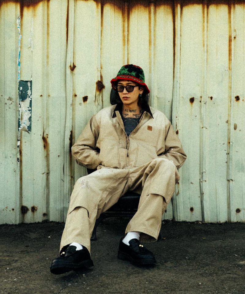 ORDINARY 潑漆做舊工作褲