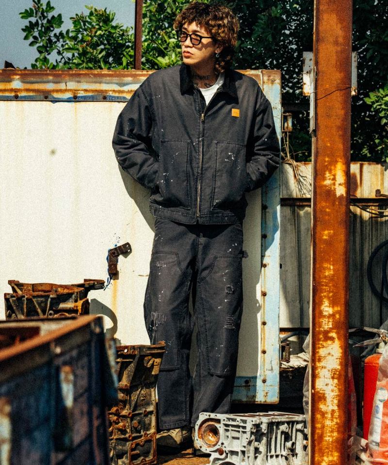 ORDINARY 潑漆做舊工作褲