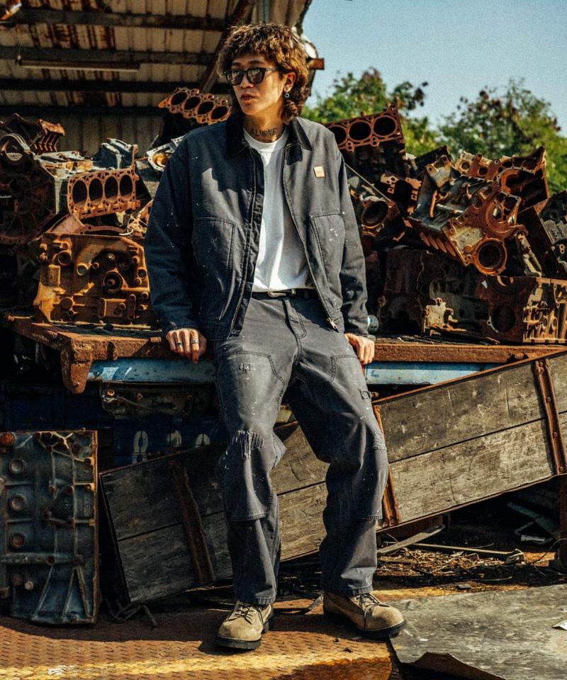 ORDINARY 潑漆做舊工作褲