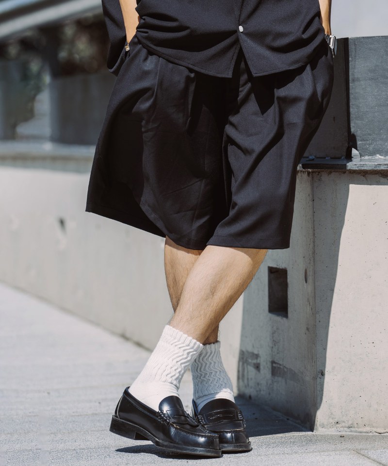 ORD1706-241 ORDINARY 拼接西裝短褲