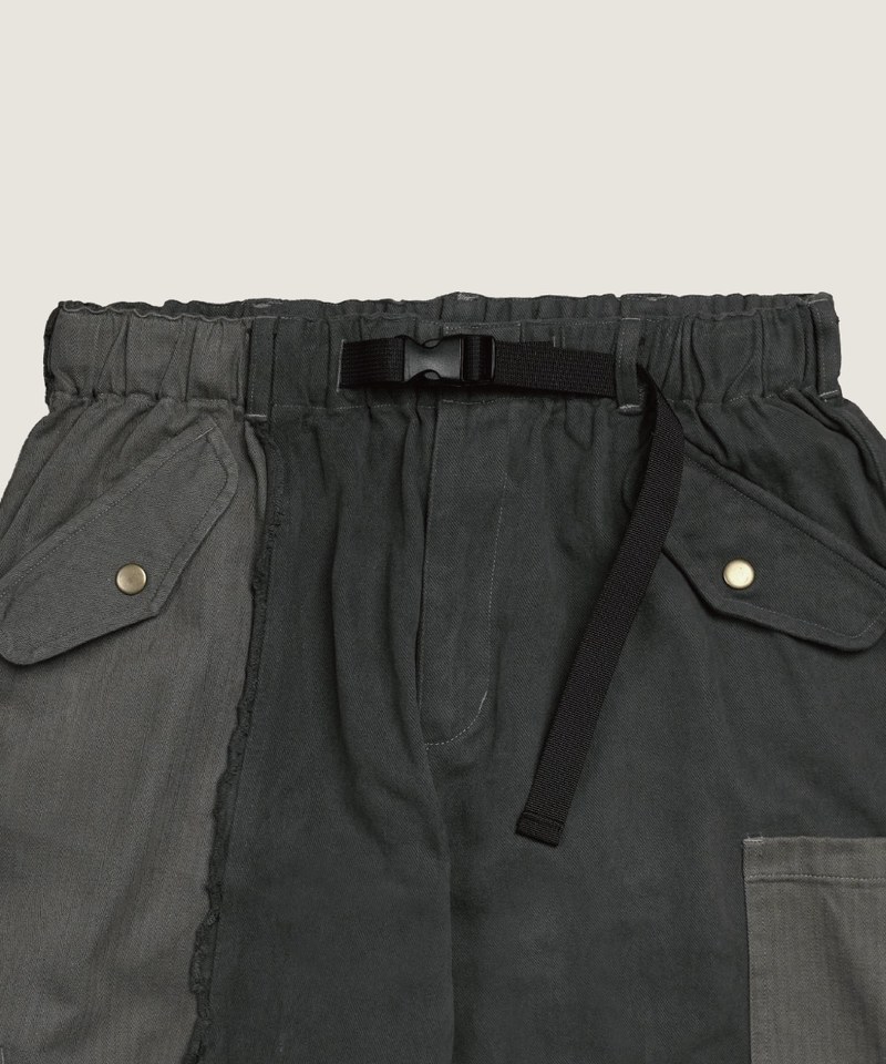 拼布抽鬚長褲 DECONSTRUCTED CARGO PANTS