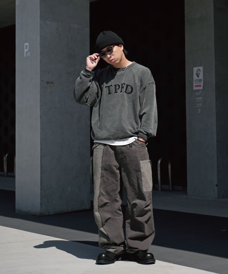 拼布抽鬚長褲 DECONSTRUCTED CARGO PANTS
