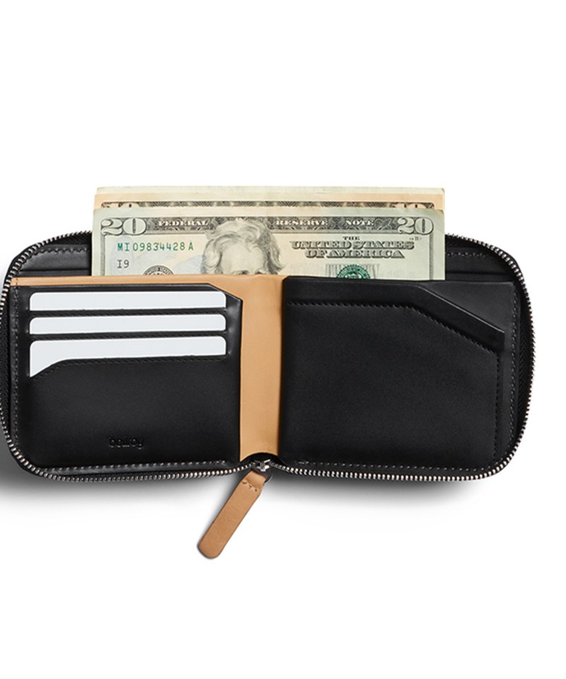 Zip Wallet 真皮拉鍊錢包