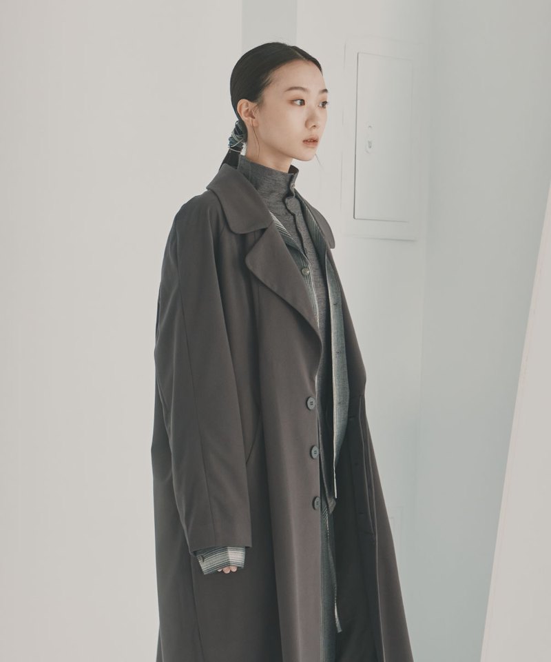 Water-repellent Moleskin Chester Coat