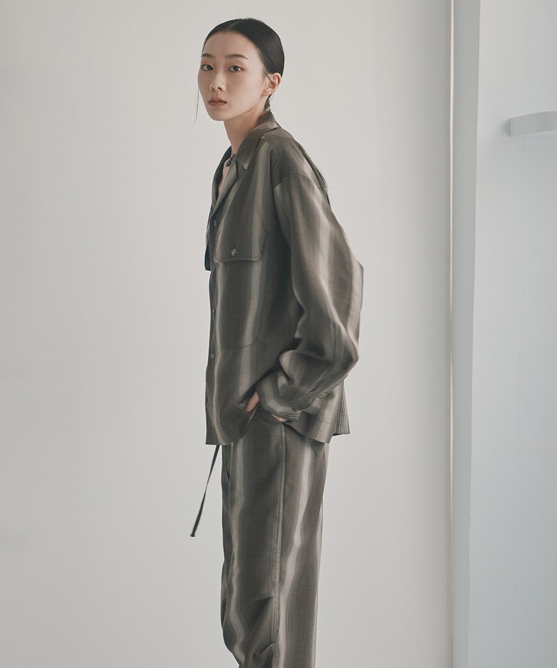 Blurry Stripe Trousers