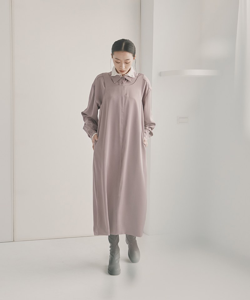 Silky U-Neck One-Piece