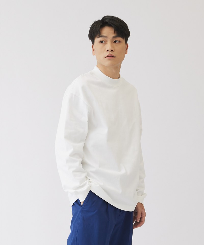 PLN0018-222 小P社長中高領重磅長TEE