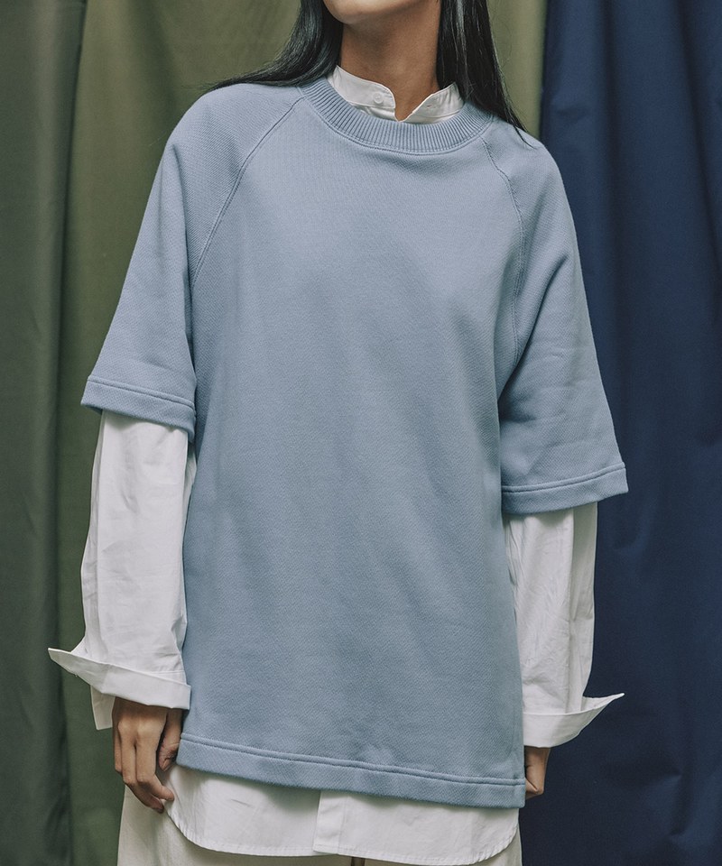 Relax WEAR 寬版圓領針織TEE