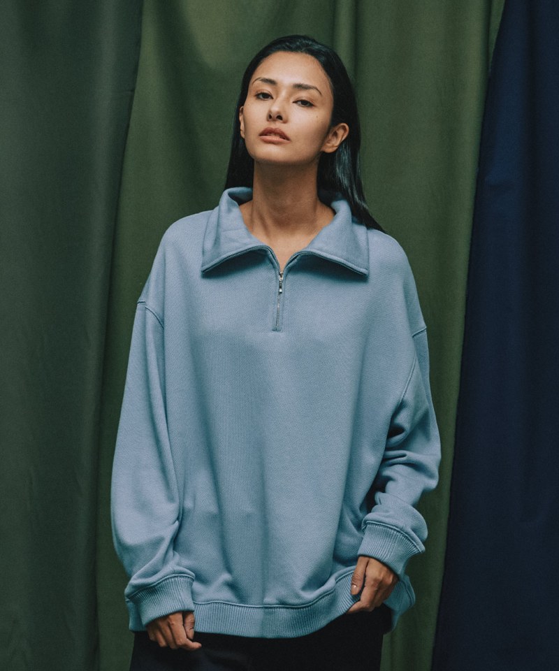 Relax WEAR 寬版披領針織長TEE