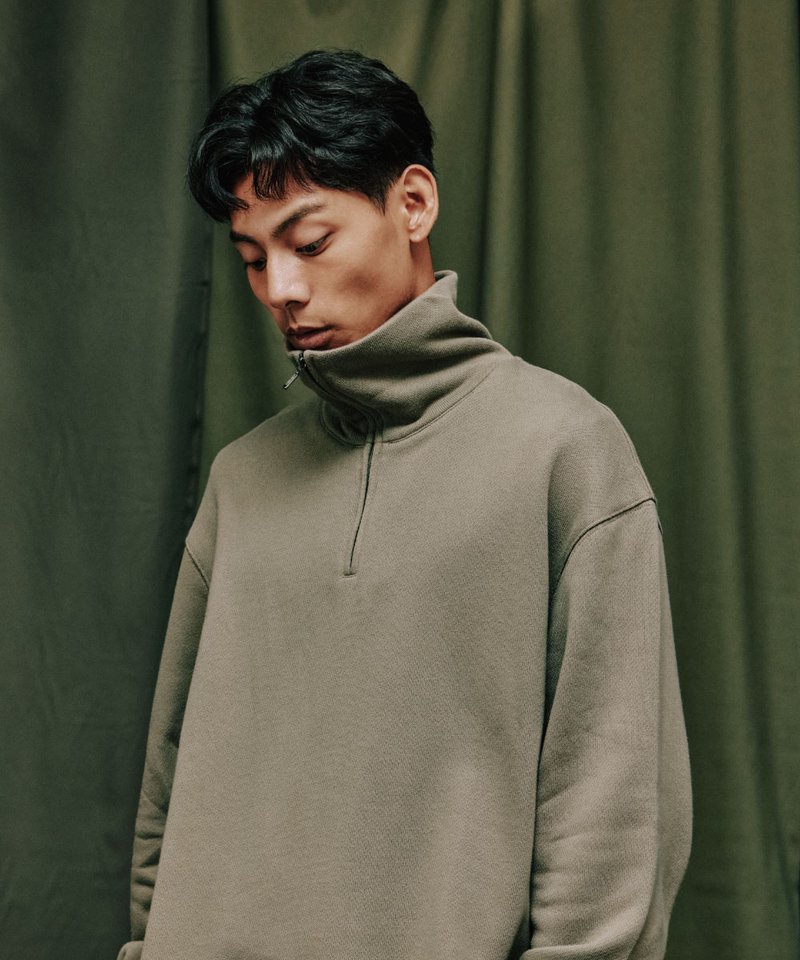 Relax WEAR 寬版披領針織長TEE