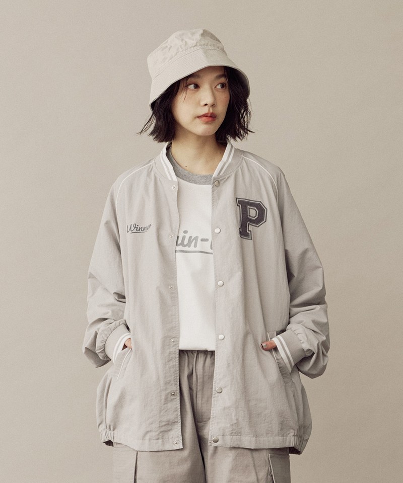 復古感洗舊印刷LOGO棒球TEE