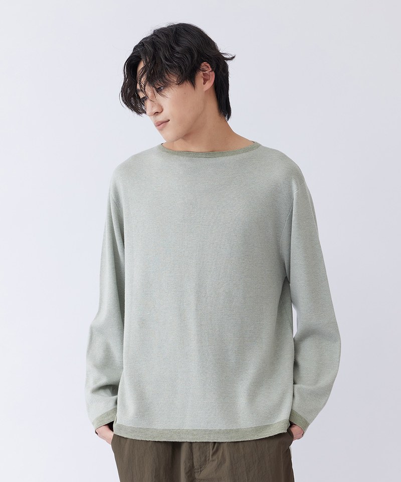 Relax WEAR 船領針織上衣