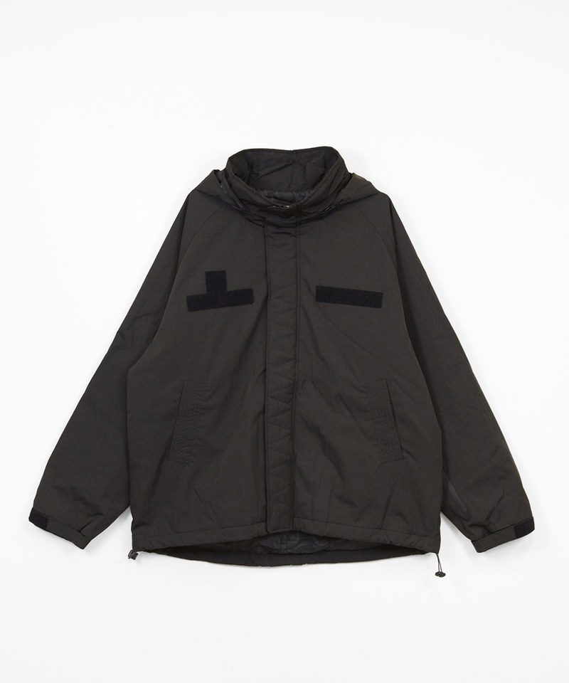 防潑水立領連帽鋪棉外套