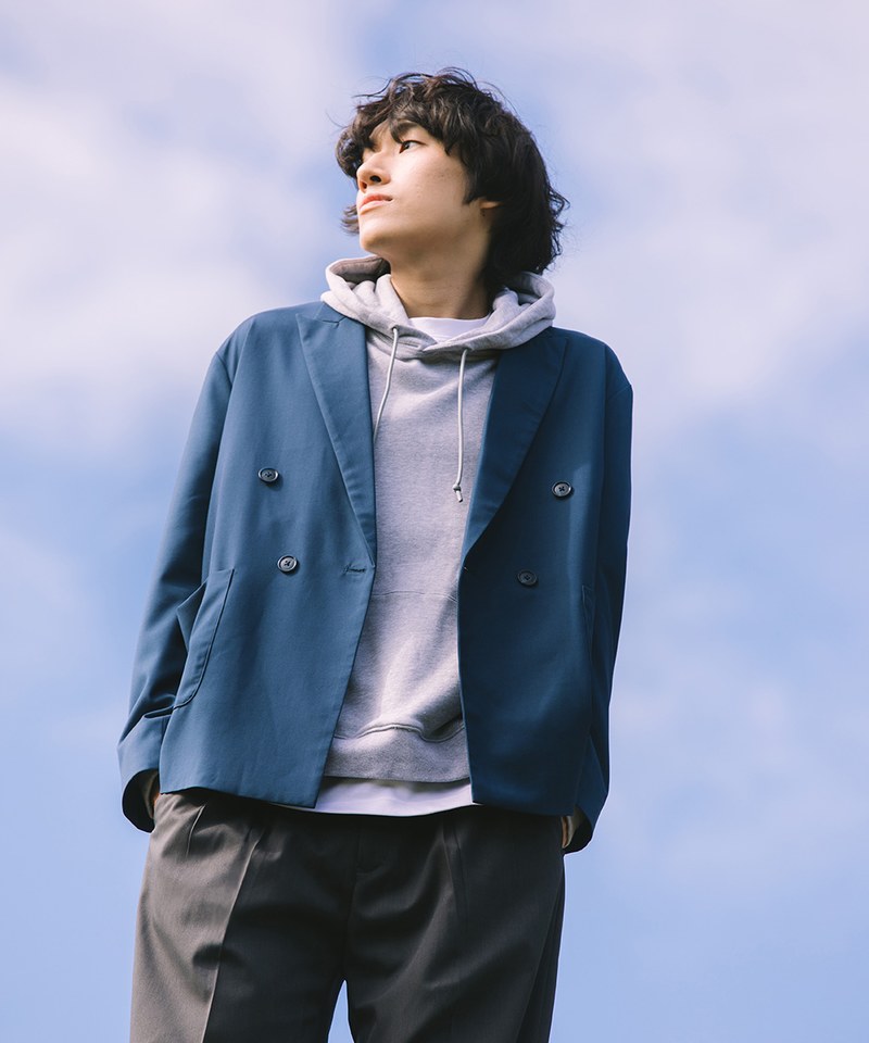 【網路限定】雙排釦西裝外套