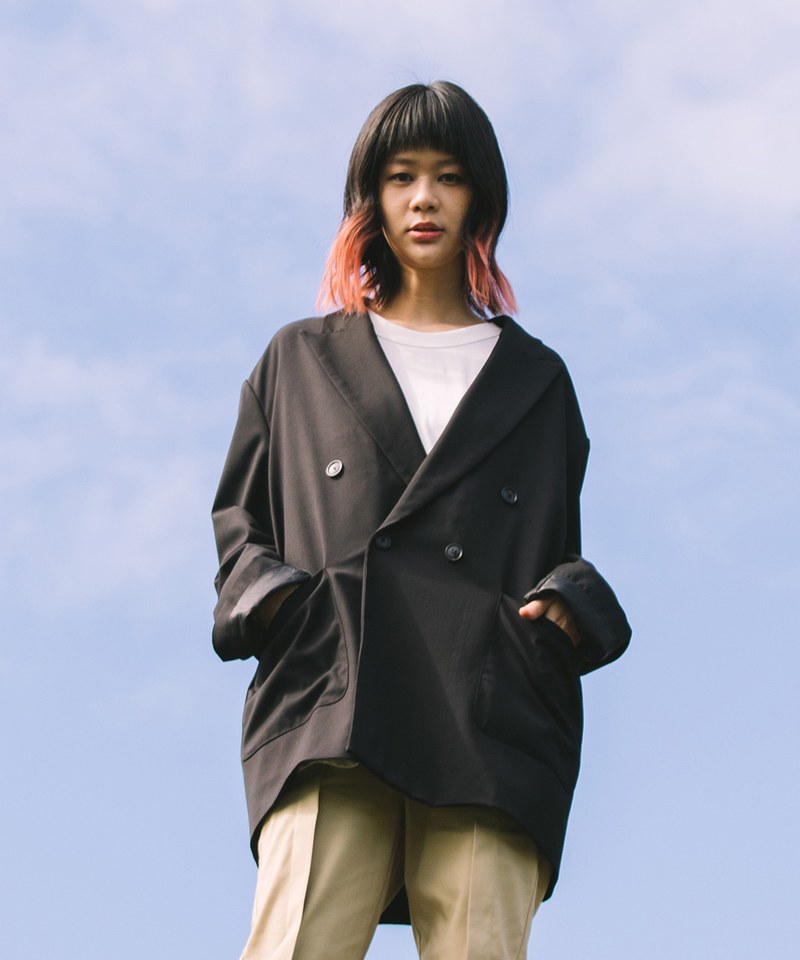 【網路限定】雙排釦西裝外套