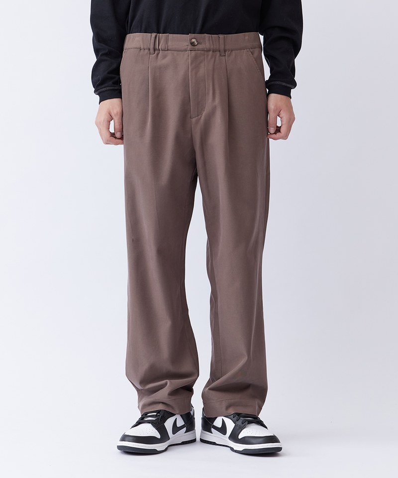 Relax WEAR 西料錐形打摺長褲