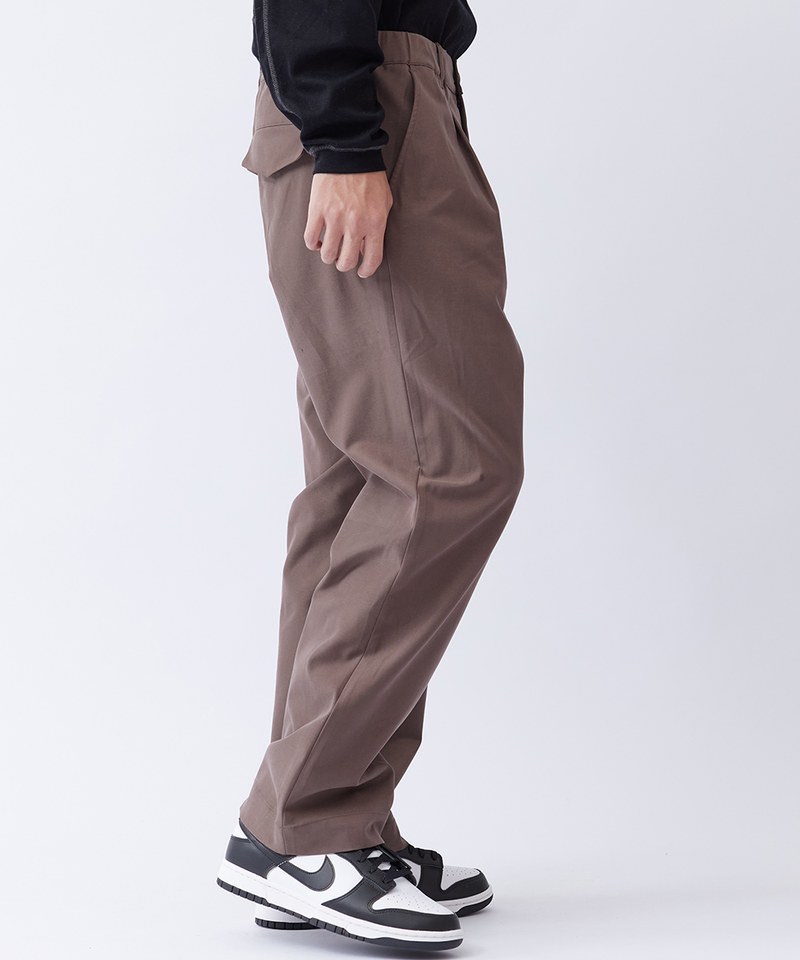 Relax WEAR 西料錐形打摺長褲