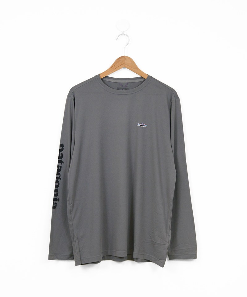 PTG0115-222 52147 吸濕快乾長TEE M's L/S Cap Cool Daily Fish Graphic Shirt