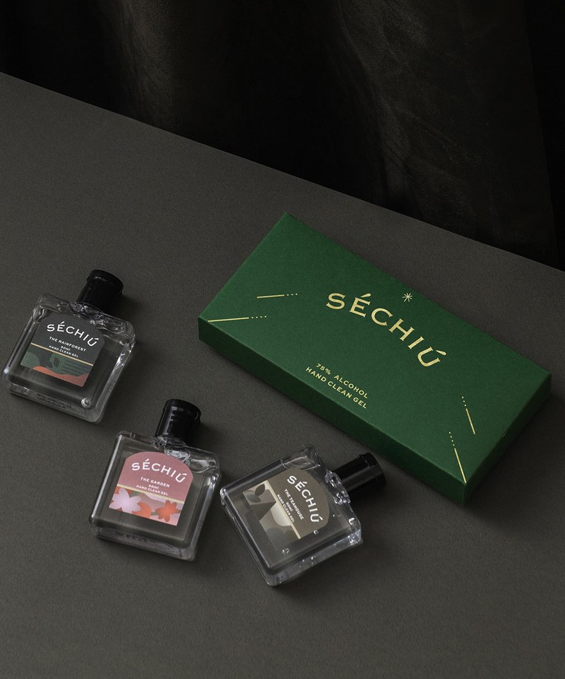SECHIU乾洗手凝露 聖誕限定三入禮盒 50ml＊3
