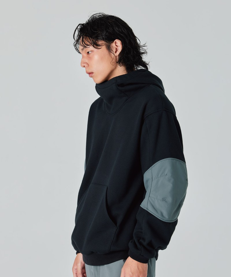 SFL9922-242 拼布連帽衫 Fleece Patchwork Hoodie