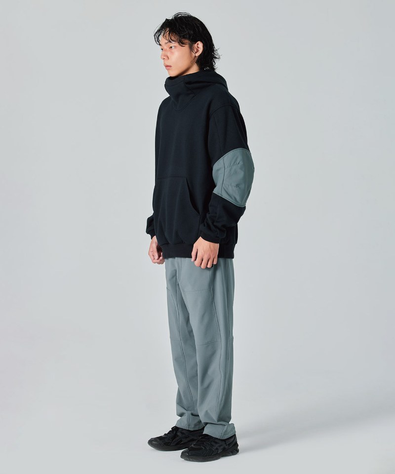 SFL9922-242 拼布連帽衫 Fleece Patchwork Hoodie