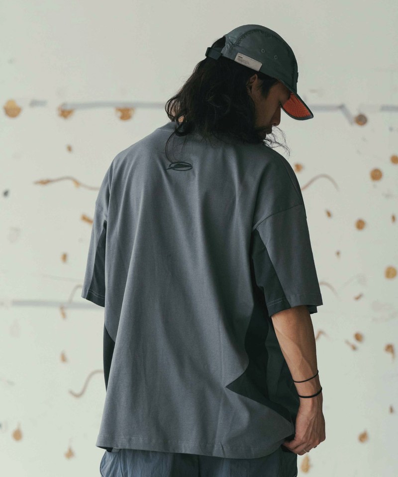 拚色寬鬆上衣 Sporty Line Oversize SS