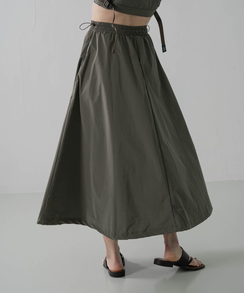 抽繩長裙 Sporty Nylon Full Skirts