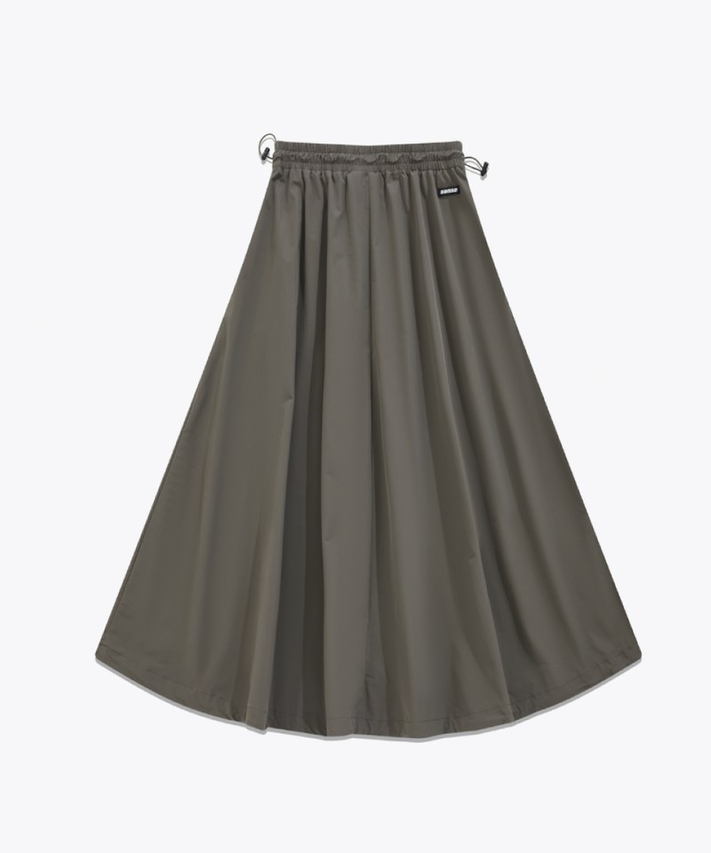 抽繩長裙 Sporty Nylon Full Skirts