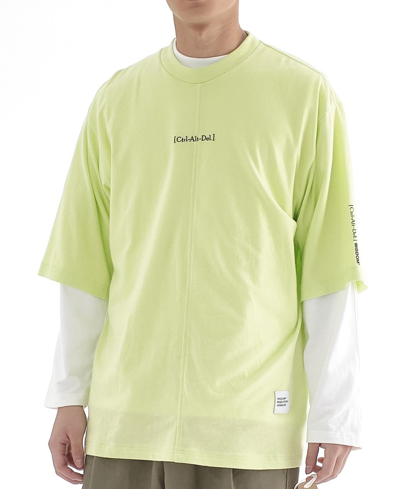 WISDOM x plain-me Ctrl Alt Del Logo S/S Tee 短TEE