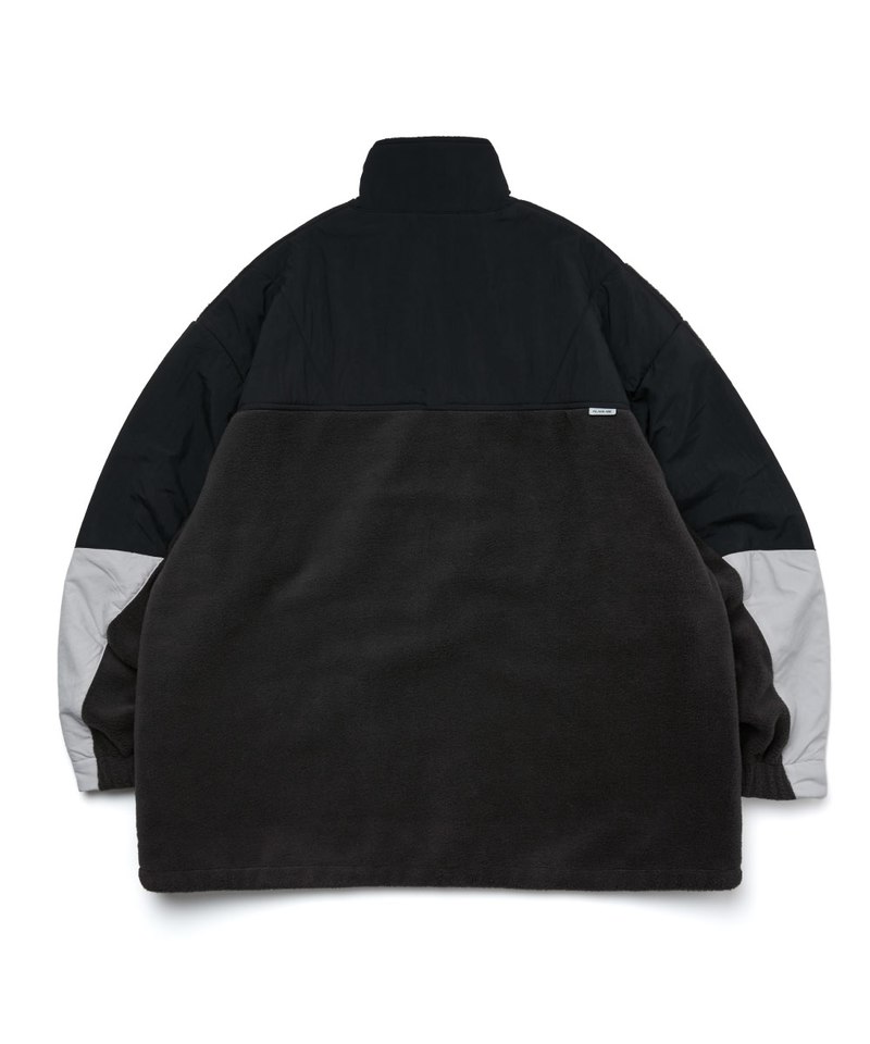 plain-me 聯名拼接刷毛外套 Hollow-Fleece Splice Jacket