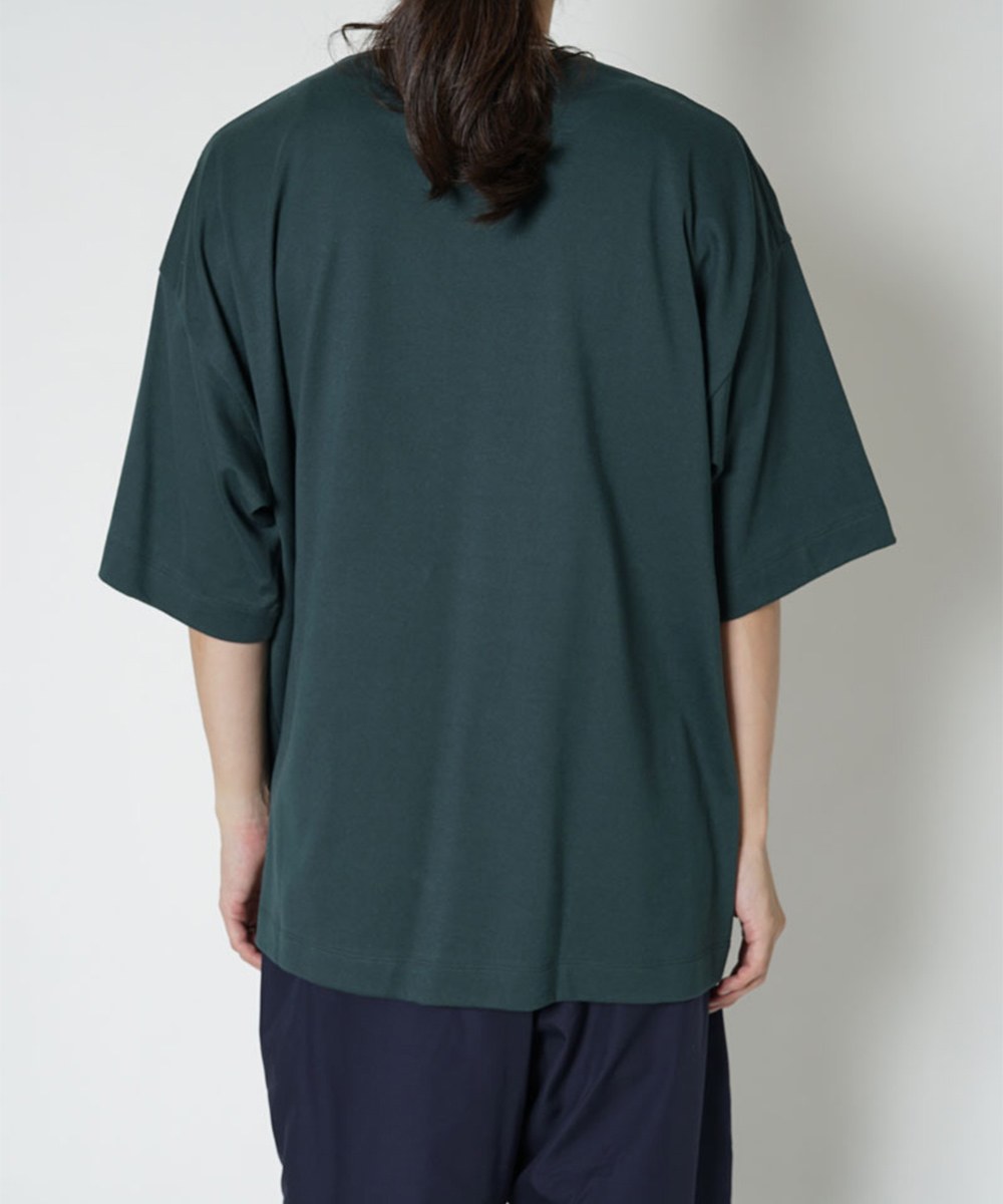 羅紋領條紋Tee BORDER RIB S/S T-SHIRT