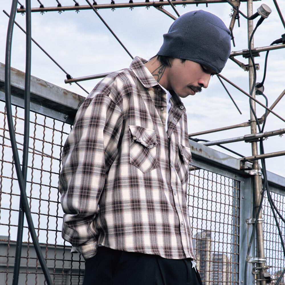 西部格紋襯衫 PLAID WESTERN SHIRT