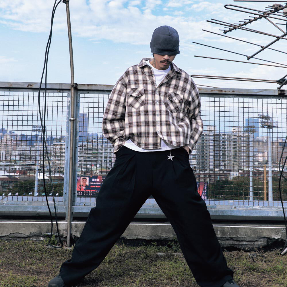 西部格紋襯衫 PLAID WESTERN SHIRT