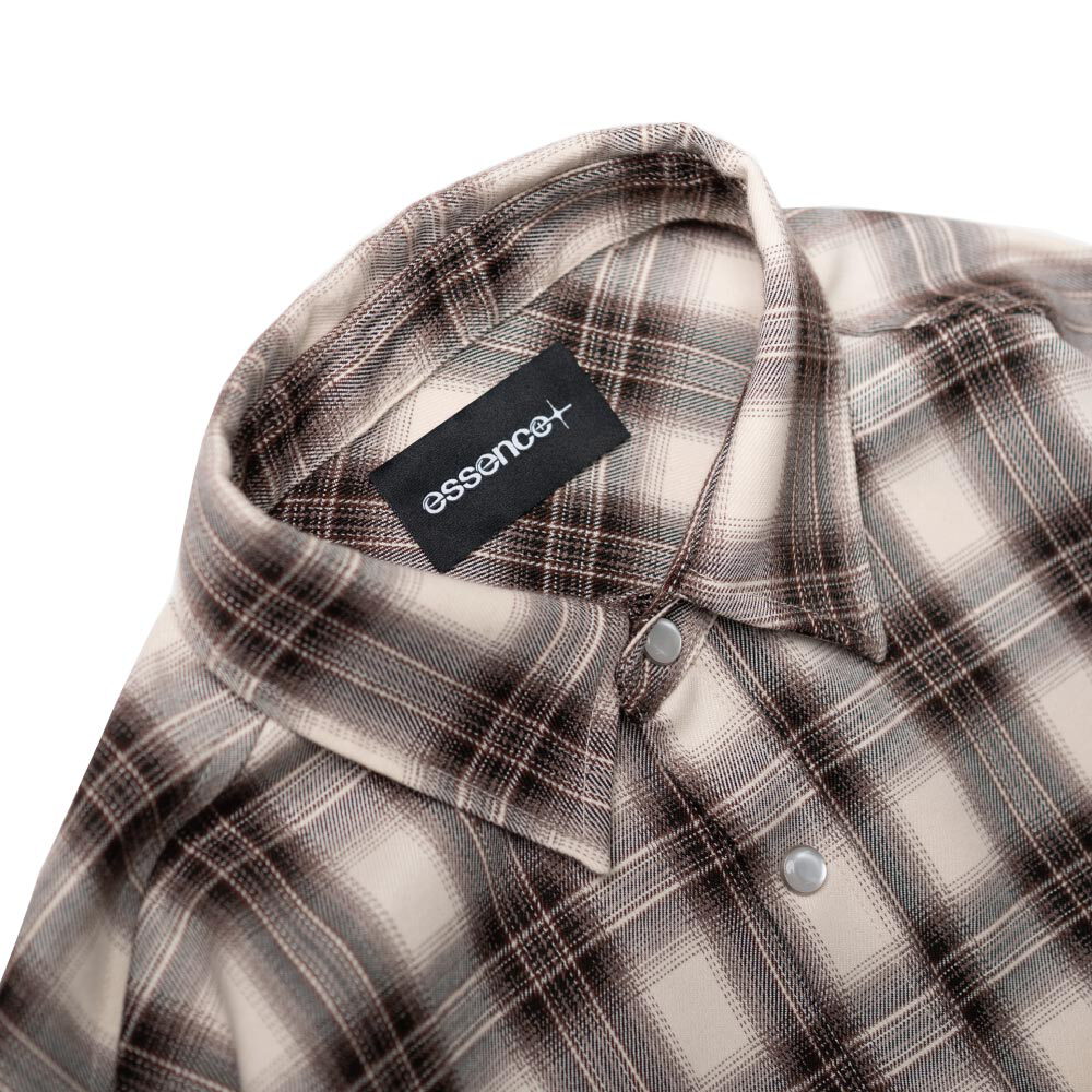 西部格紋襯衫 PLAID WESTERN SHIRT