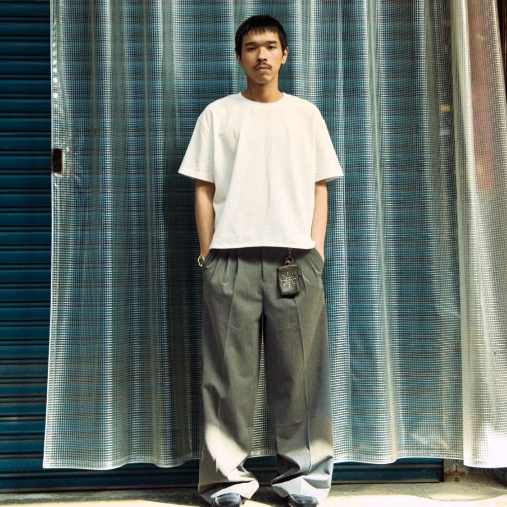 寬鬆短版Tee Raw Edge Boxy Tee