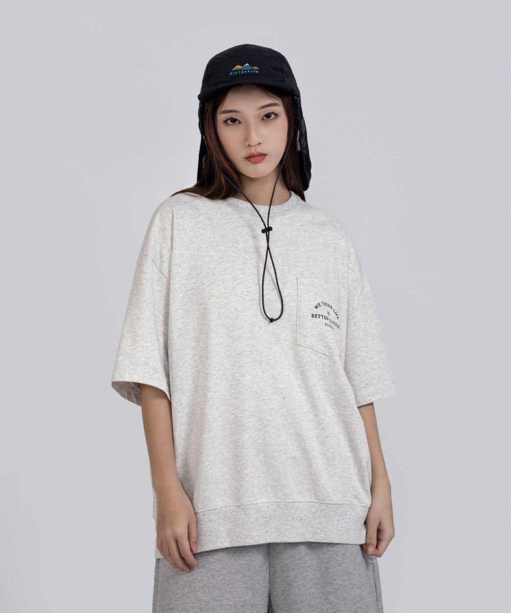 FILTER017 山脈圖像羅紋學院短Tee
