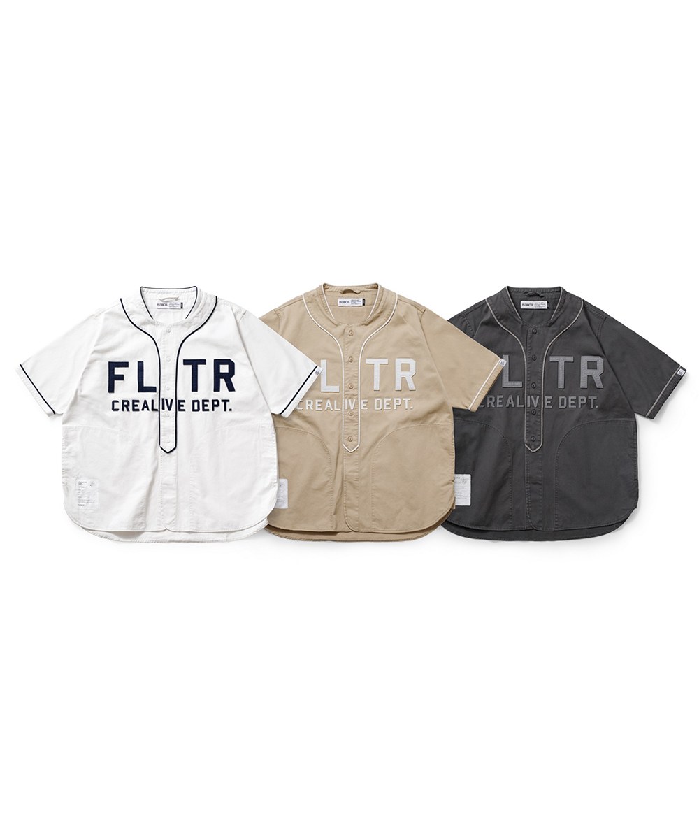 FLTR Baseball Shirt 厚磅洗舊棒球衫