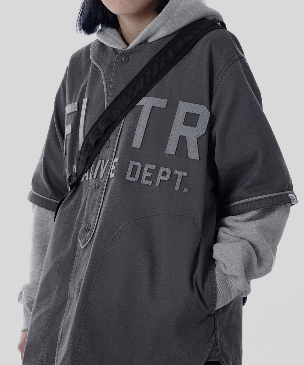FLTR Baseball Shirt 厚磅洗舊棒球衫